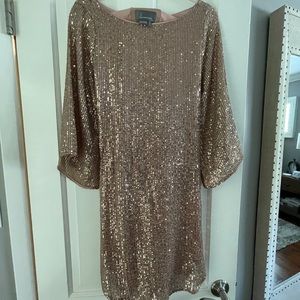 Anthropologie Starling Sequin Tunic Dress - Small
